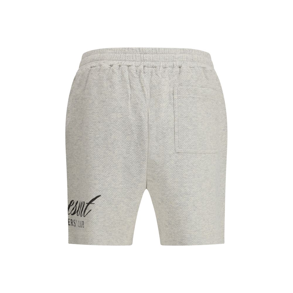 Represent Cream Cotton Bermuda Shorts - Image 2