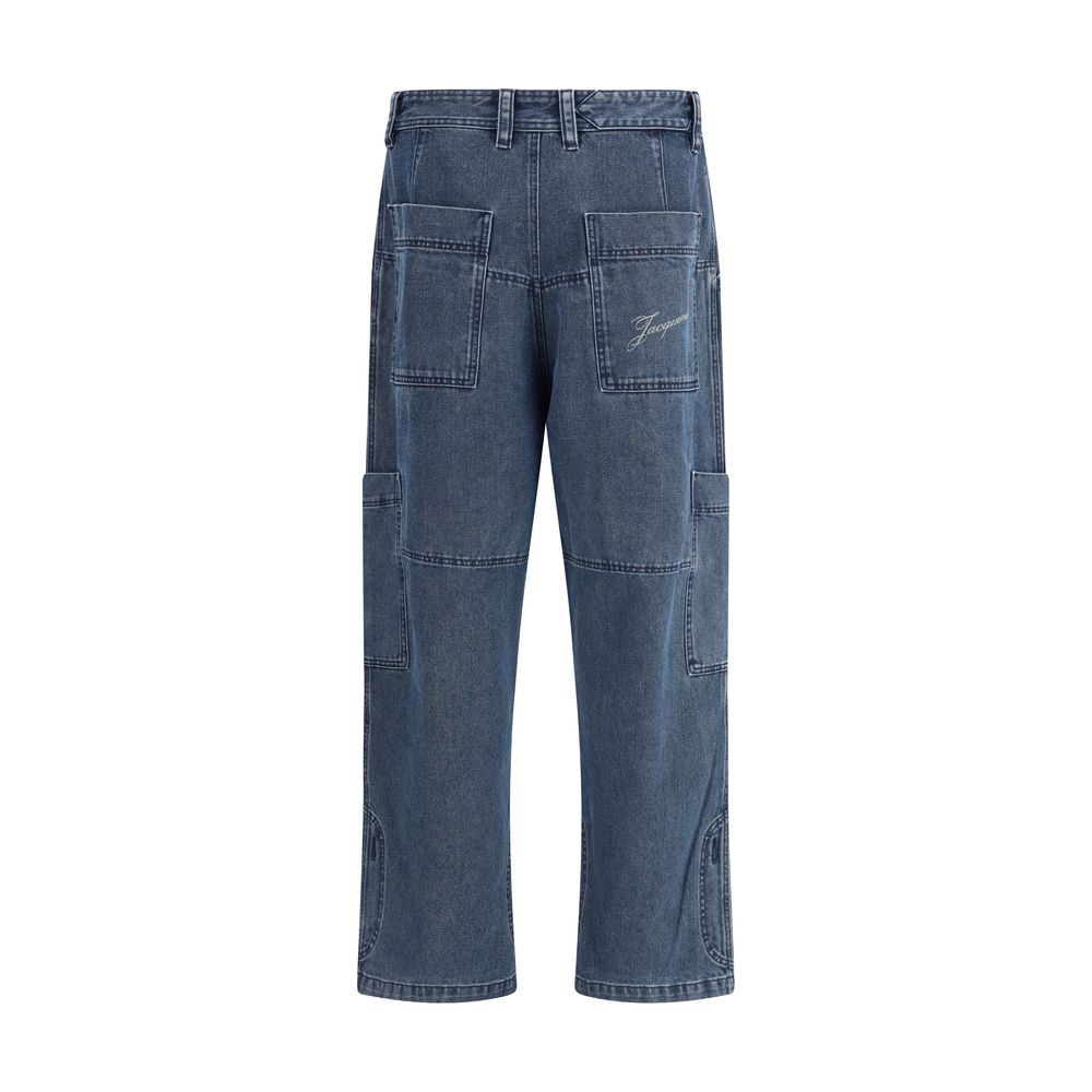 Jacquemus Blue Cotton Jeans Denim - Image 2