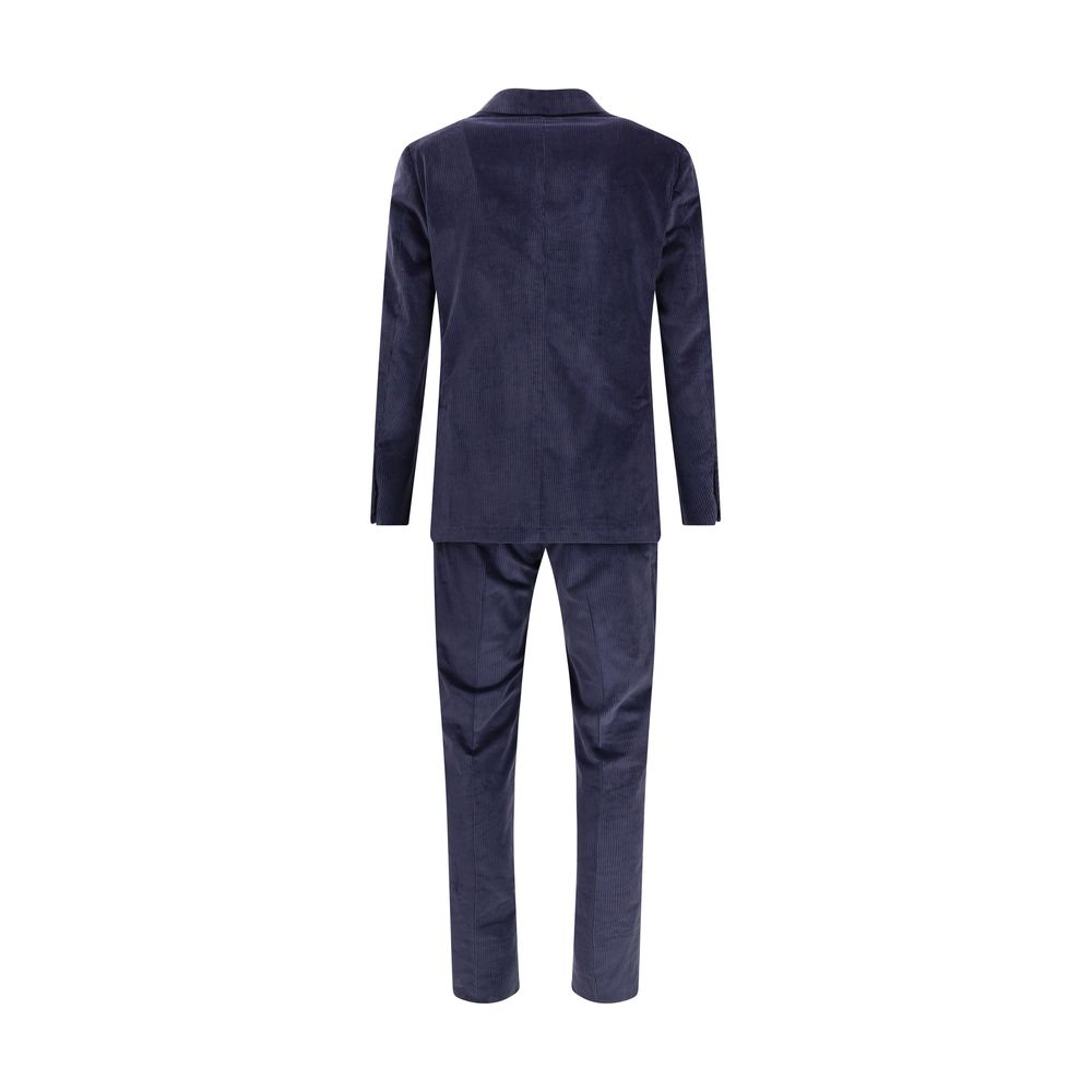 Gi Capri Blue Cotton Two-Piece Suit - Image 2