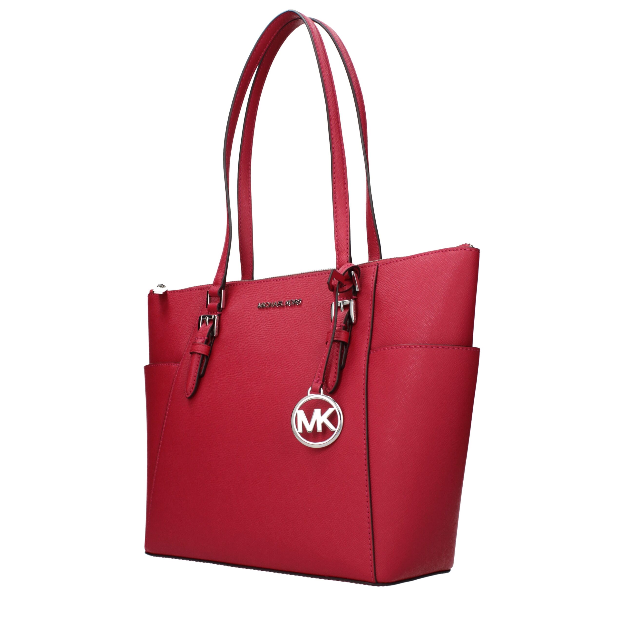 Michael Kors Red Leather Shoulder Bag - Image 2