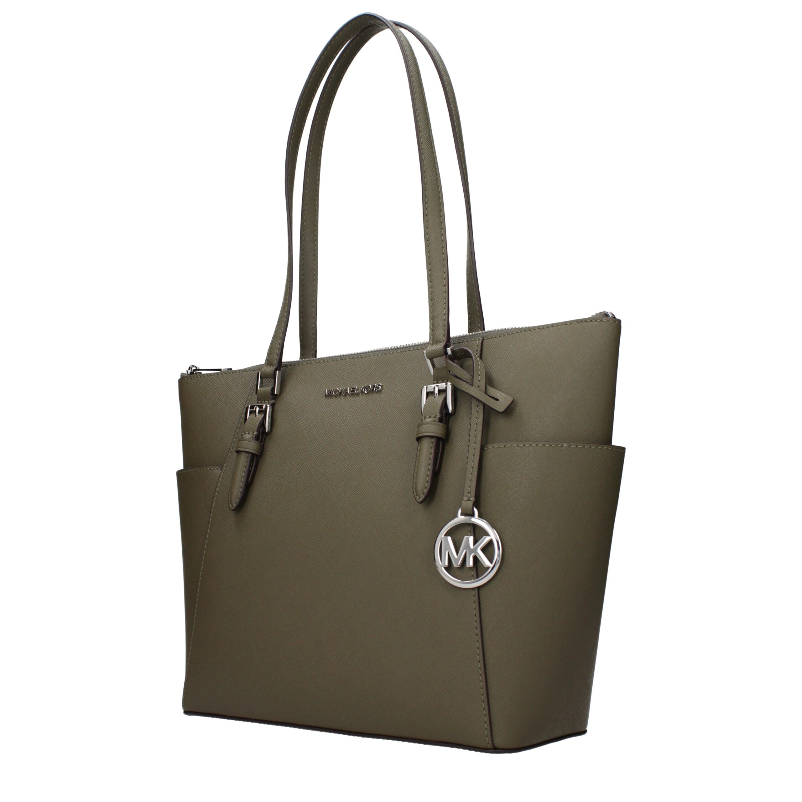 Michael Kors Green Leather Shoulder Bag - Image 2