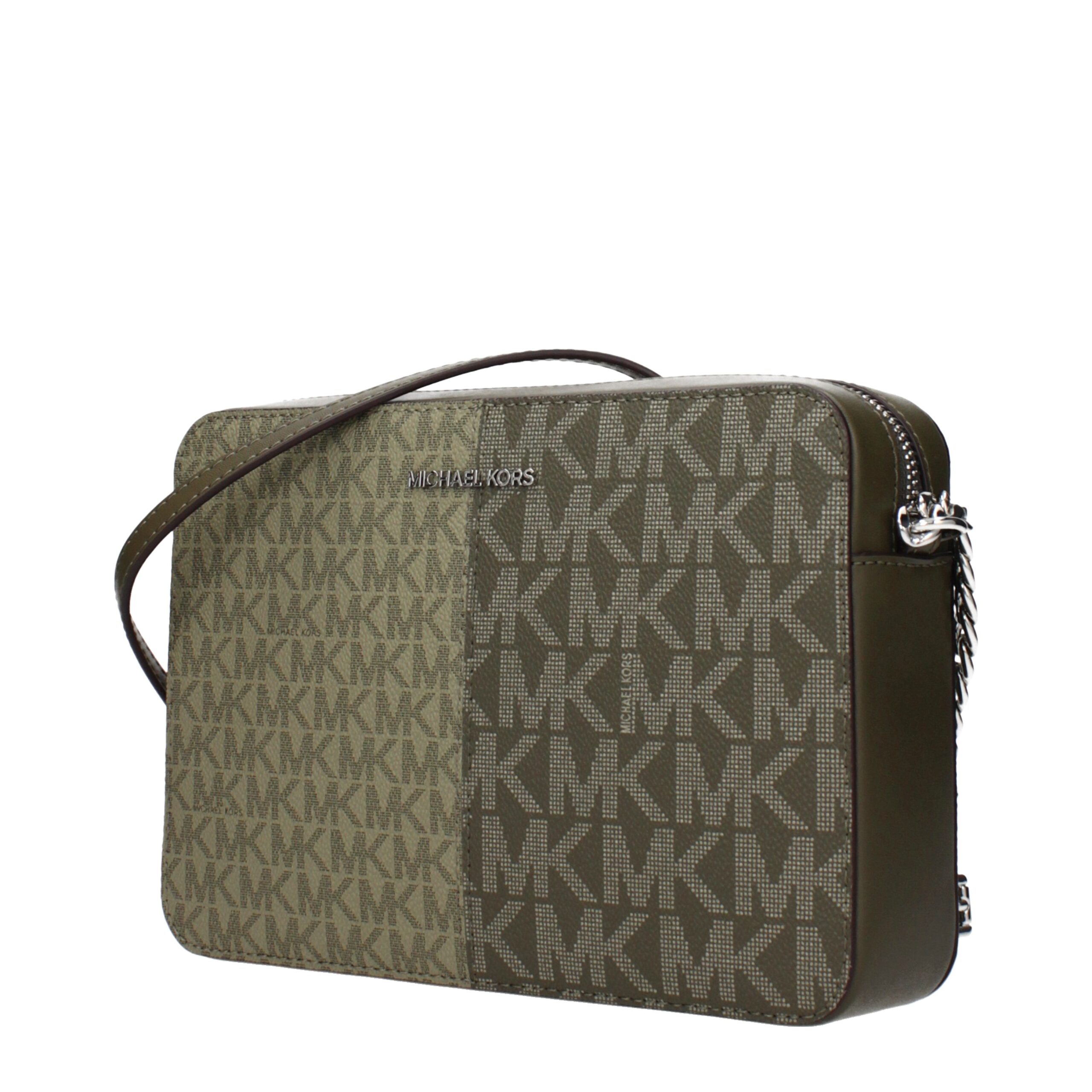 Michael Kors Green Fabric Crossbody Bag - Image 2
