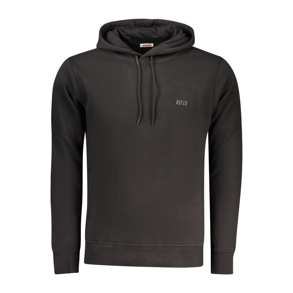 Rifle Black Cotton Men Sweatshirt