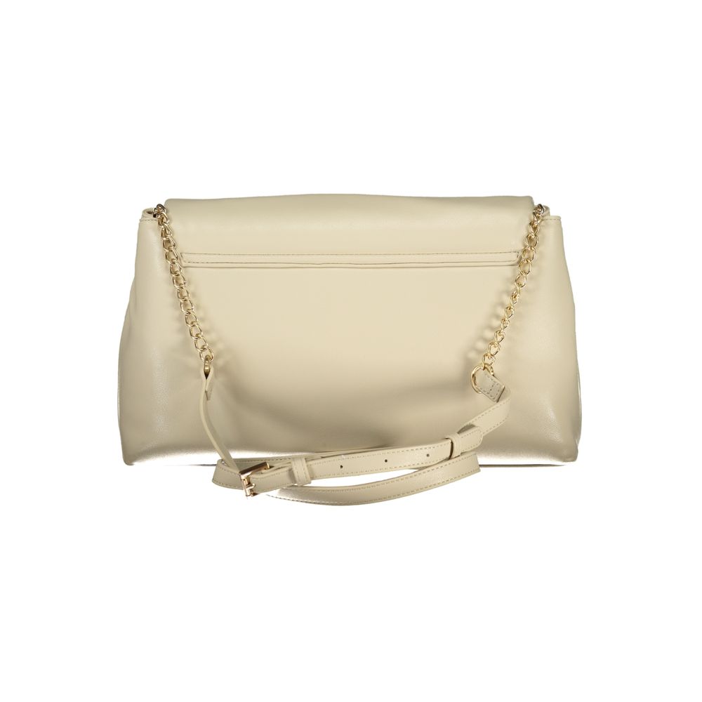 Mario Valentino Beige Polyurethane Women Handbag - Image 2