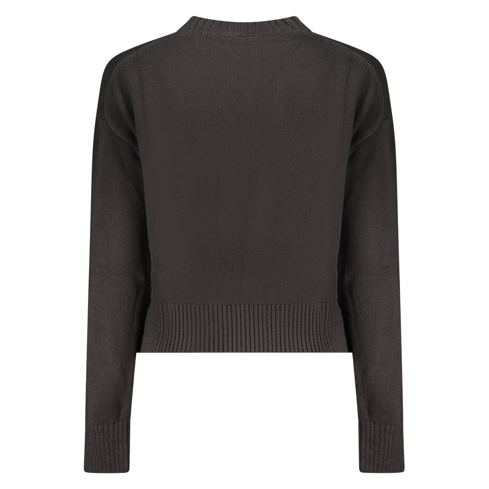 Calvin Klein Black Cotton Women Sweater - Image 2