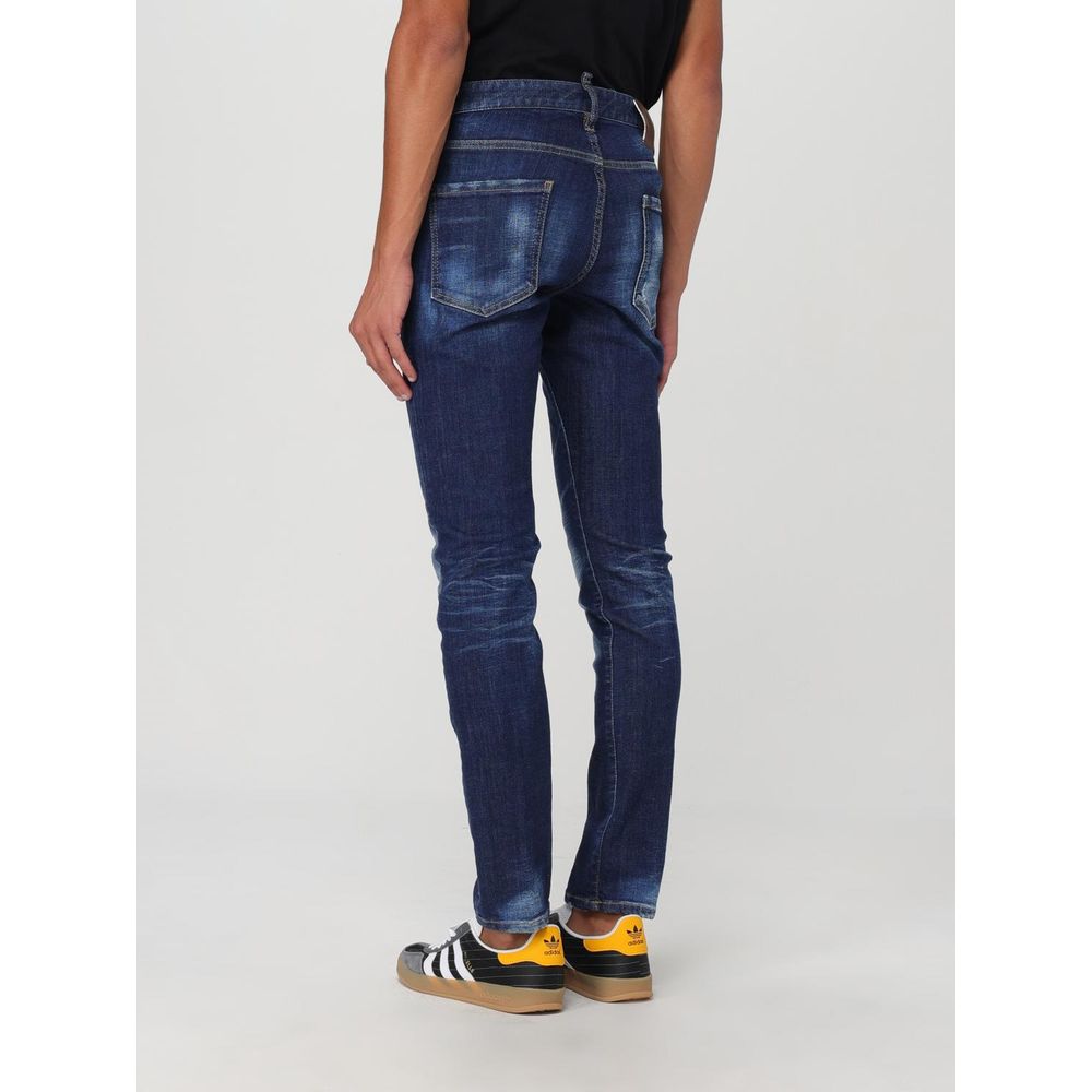 Dsquared² Blue Cotton Skinny Jeans - Image 2