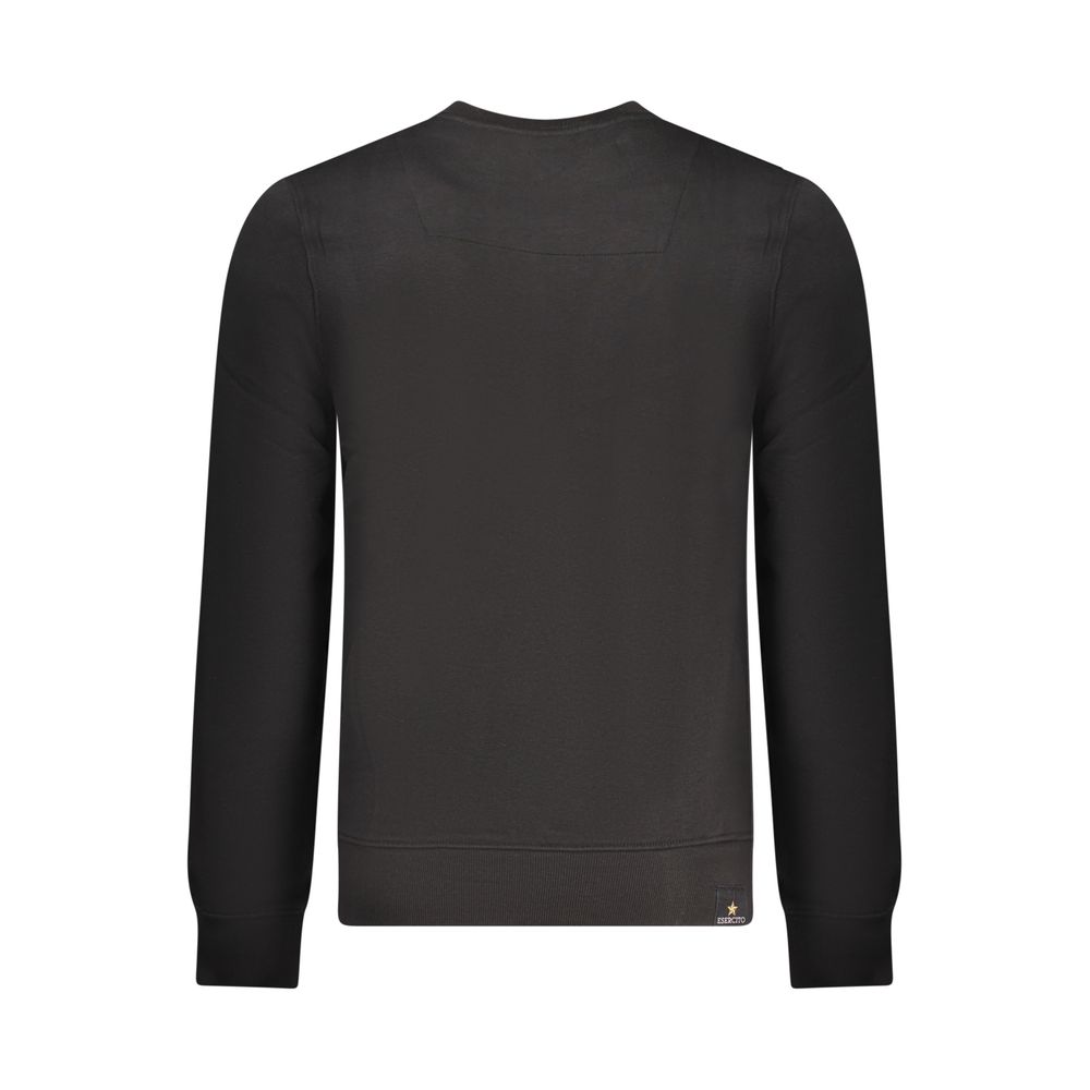 Accademia Militare Black Cotton Men Sweater - Image 2