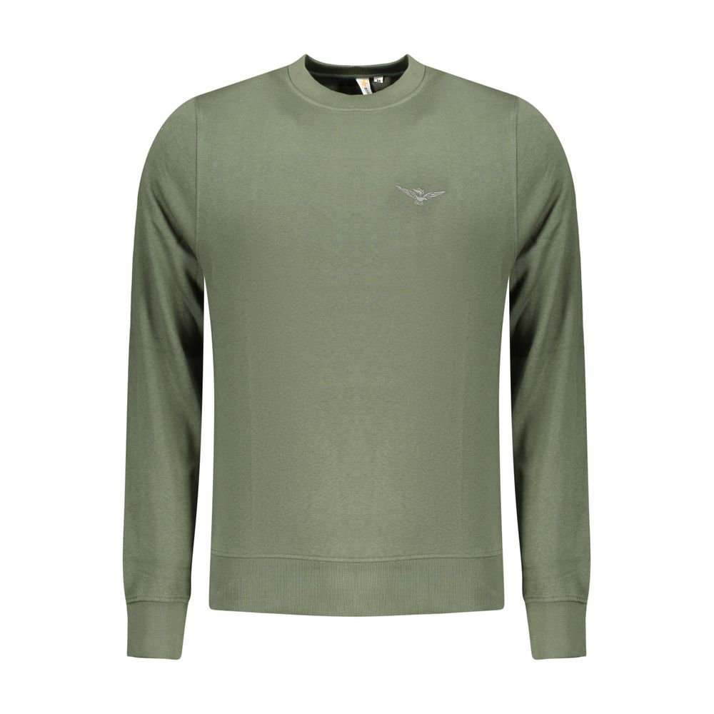 Accademia Militare Green Cotton Men Sweater
