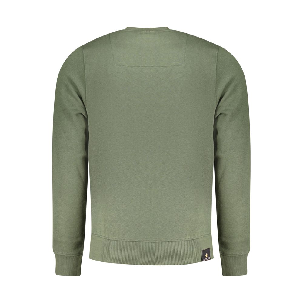 Accademia Militare Green Cotton Men Sweater - Image 2