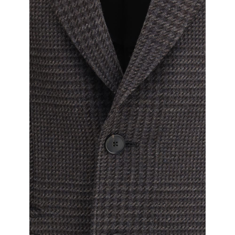 ZEGNA Brown Wool Coat - Image 3