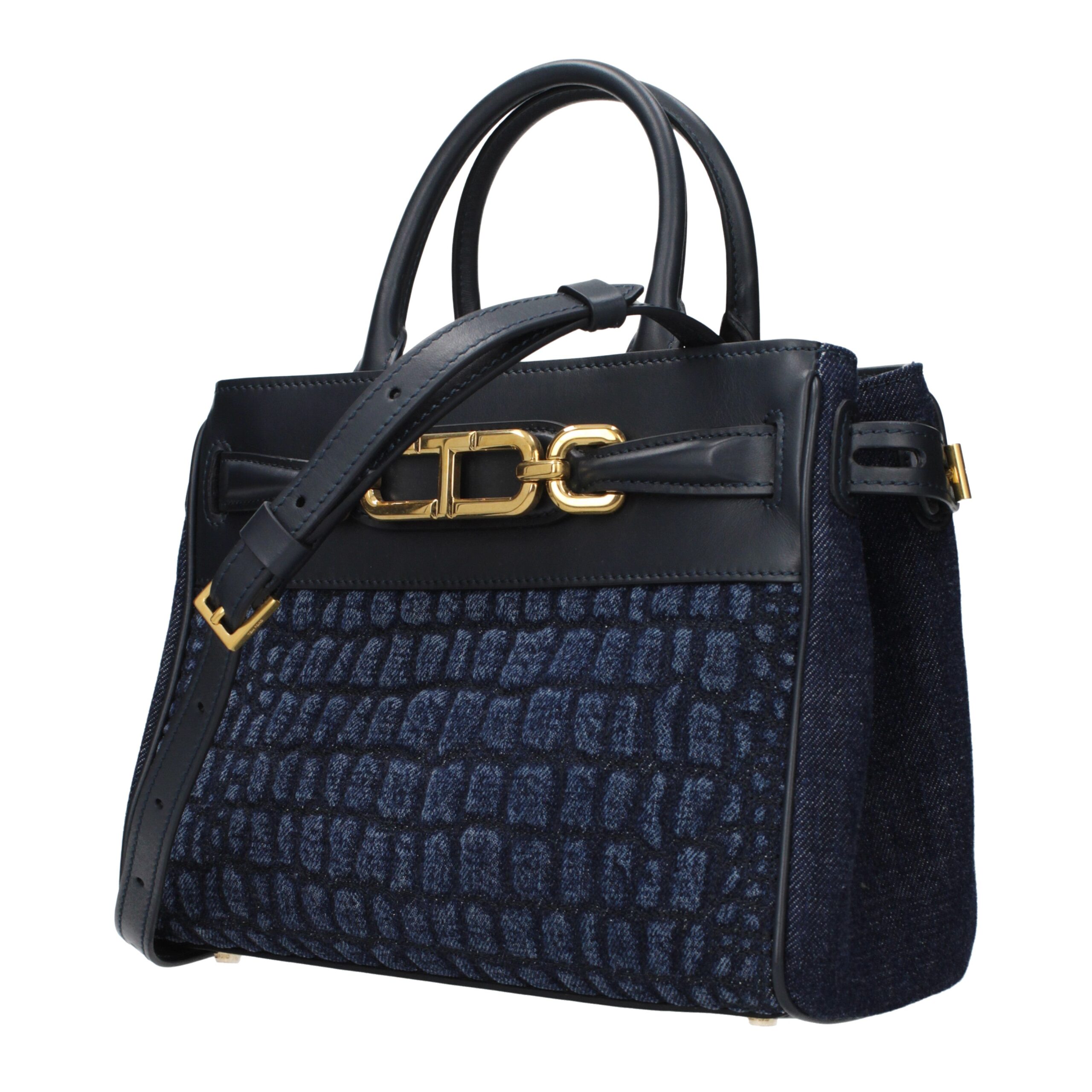 Tom Ford Blue Fabric Handbag - Image 2