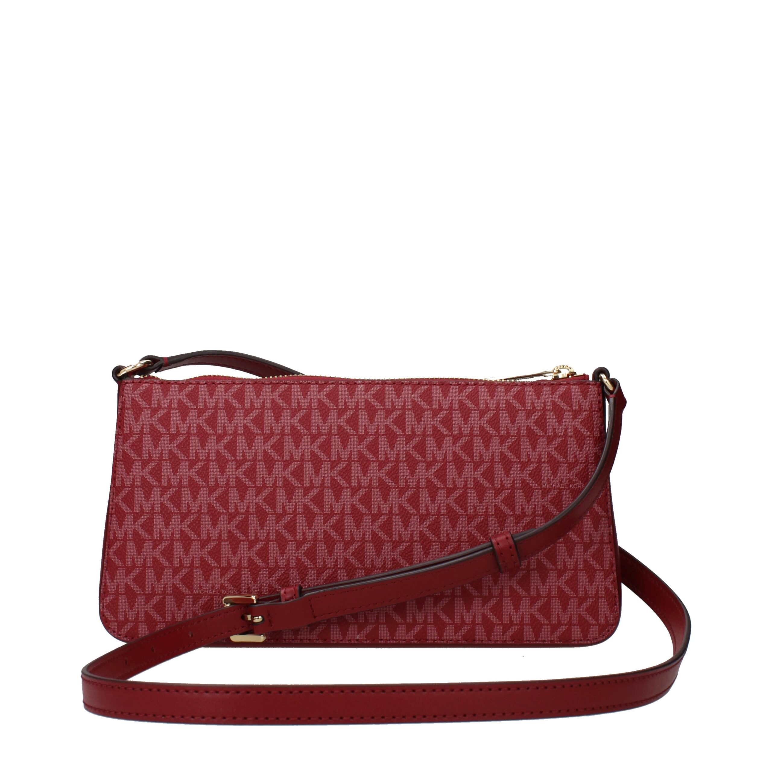 Michael Kors Red Fabric Crossbody Bag - Image 3