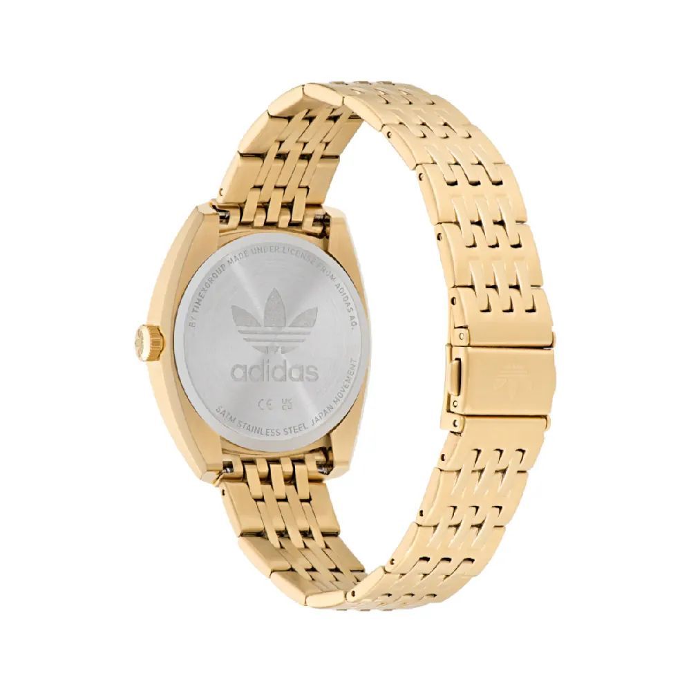 Adidas Gold Stainless Steel Dress Watch - Image 3