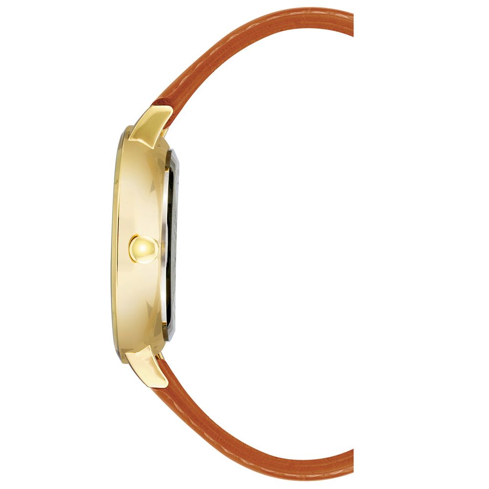 Nine West Brown Leather Dress Watch - Image 2