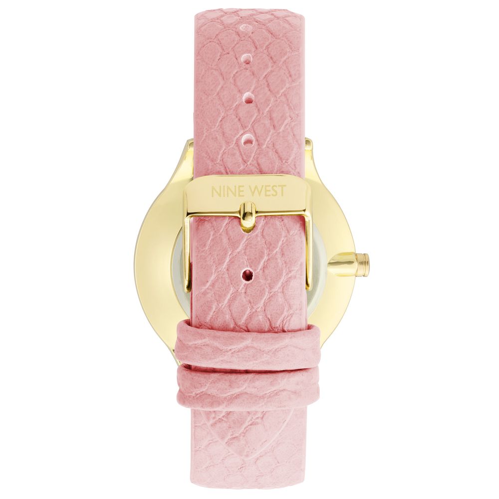 Nine West Multicolor Leather Dress Watch - Image 3