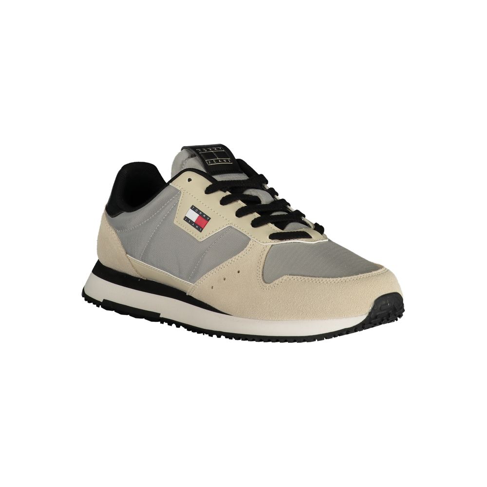Tommy Hilfiger Grigio Leather Men Sneaker - Image 2