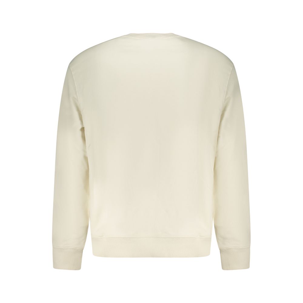 Calvin Klein White Cotton Mens Sweatshirt - Image 2