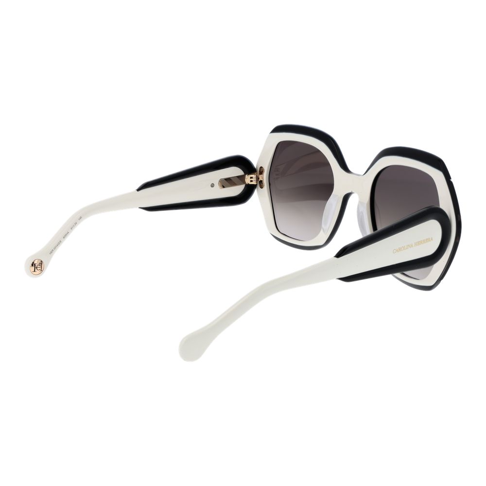 Carolina Herrera Black Acetate Sunglasses - Image 3