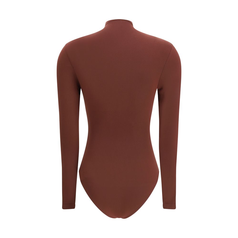 Wolford Bordeaux Polyamide Top - Image 2
