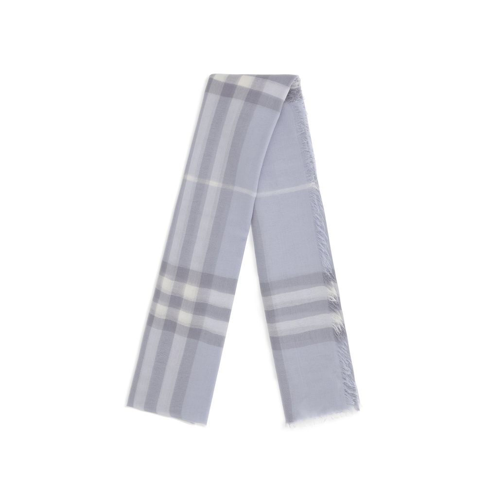 Burberry Light Blue Wool Scarf - Image 2