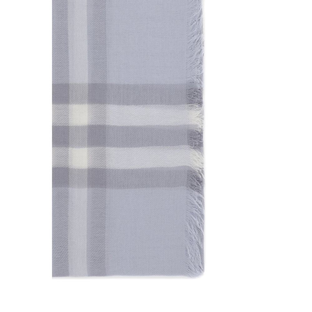 Burberry Light Blue Wool Scarf - Image 3