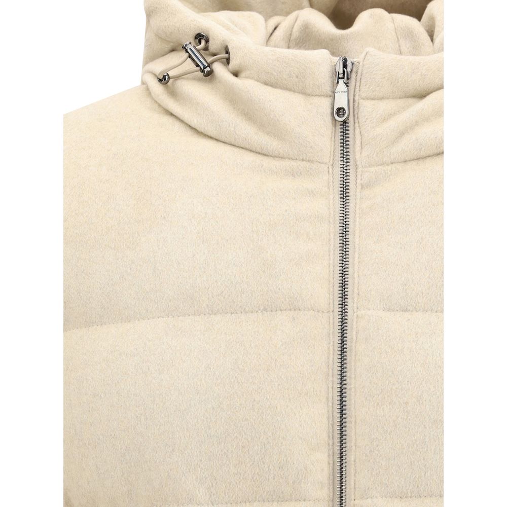 Etro Cream Cashmere Coat - Image 3