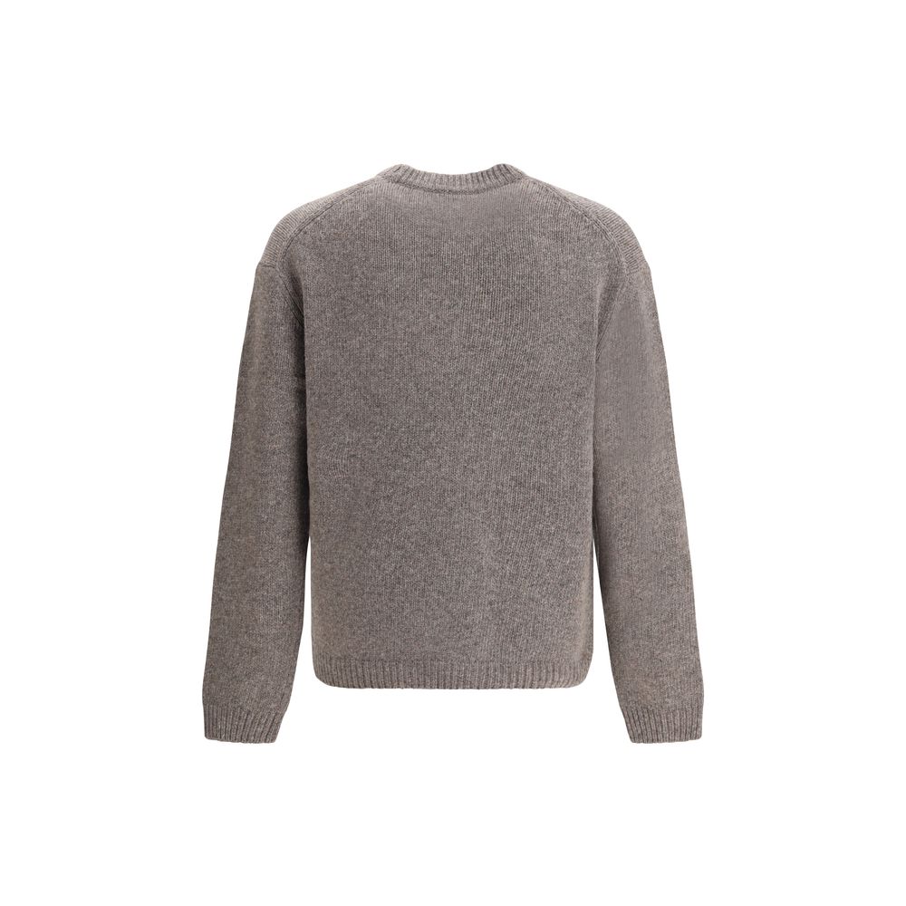 Maison Kitsuné Gray Wool Sweatshirt - Image 2