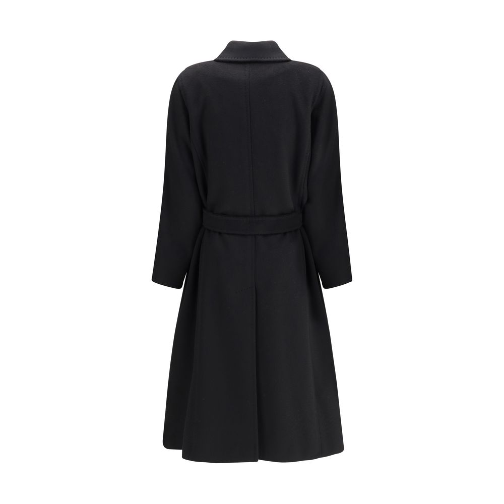 Max Mara Black Camel Hair Coat - Image 2