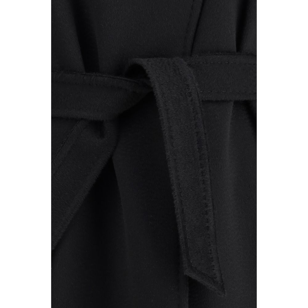 Max Mara Black Camel Hair Coat - Image 3