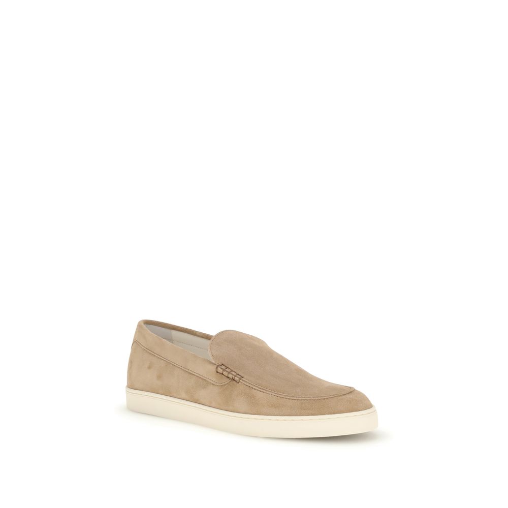 Brunello Cucinelli Beige Rubber Slip-On Loafers - Image 2