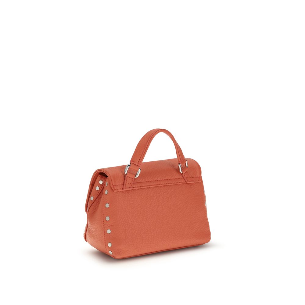 Zanellato Red Calf Leather Bos Taurus Shoulder Bag - Image 3