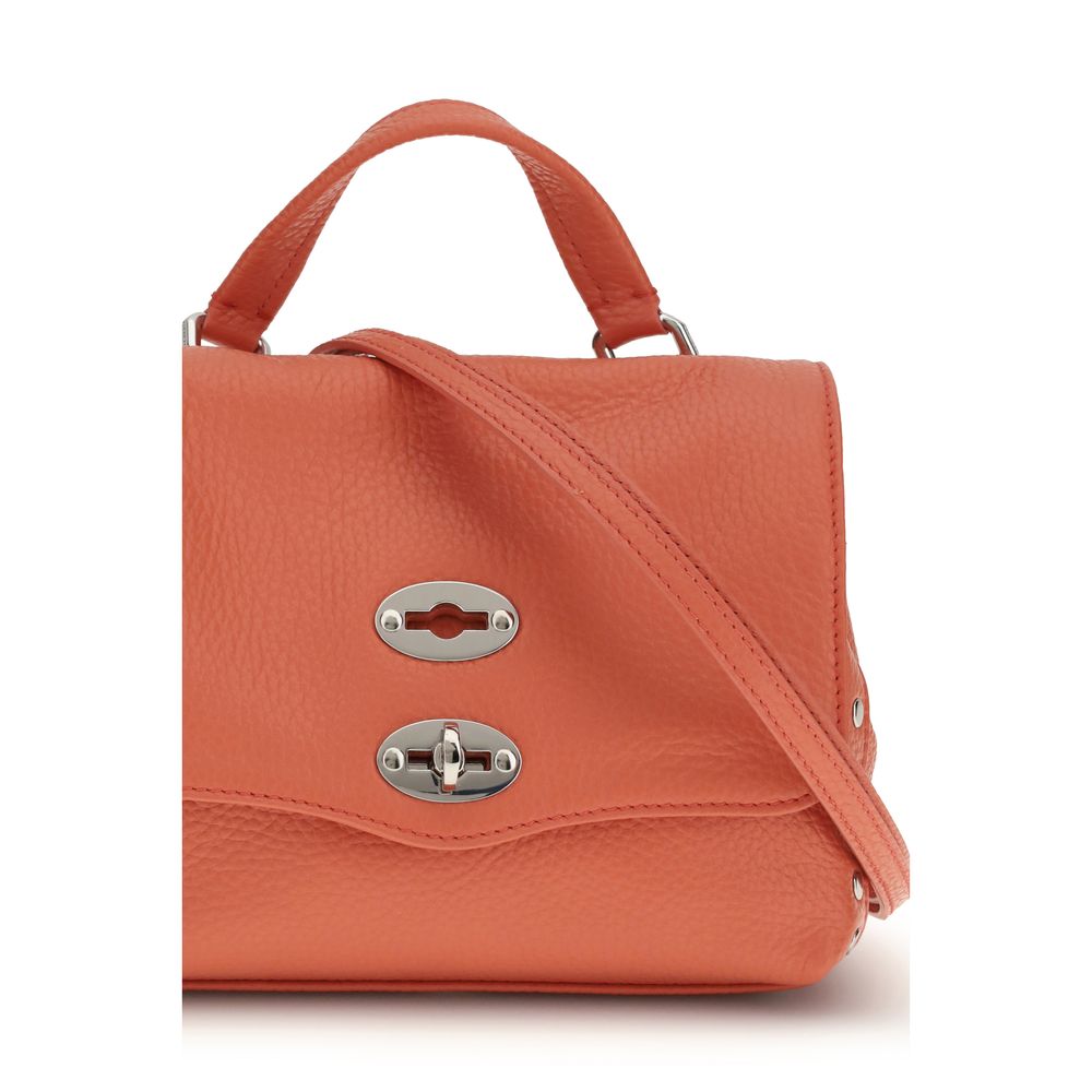 Zanellato Red Calf Leather Bos Taurus Shoulder Bag - Image 4