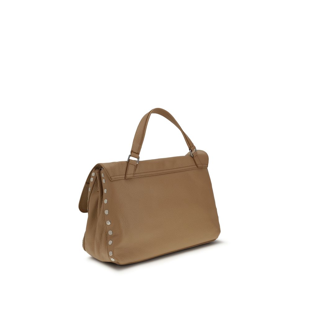 Zanellato Brown Calf Leather Bos Taurus Shoulder Bag - Image 3