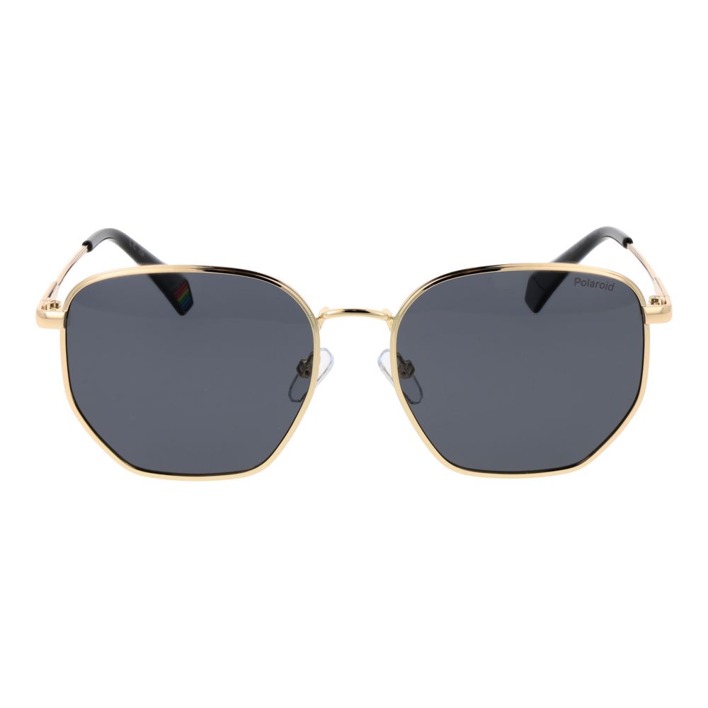 Polaroid Gold Metal Sunglasses - Image 2