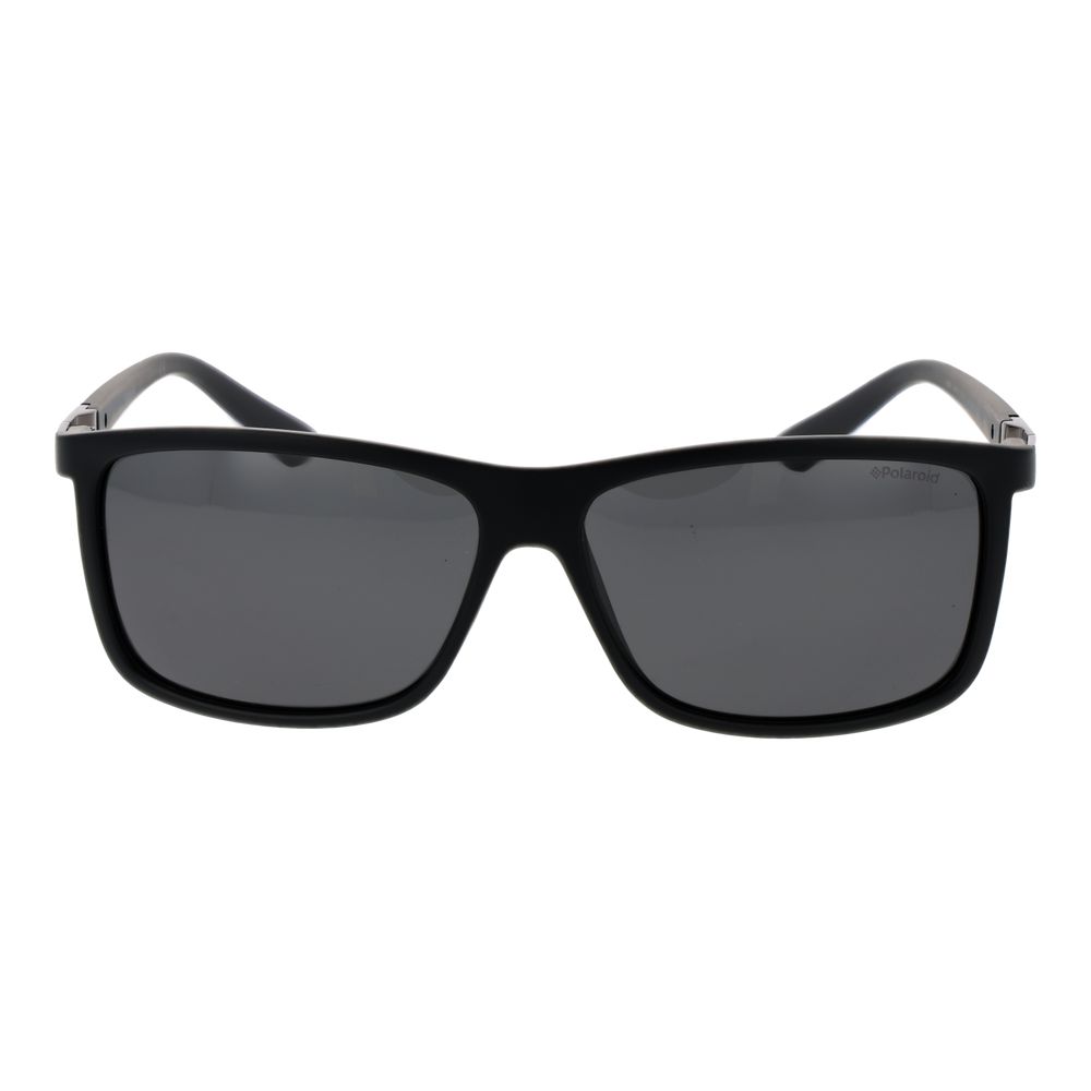 Polaroid Black Plastic Sunglasses - Image 2