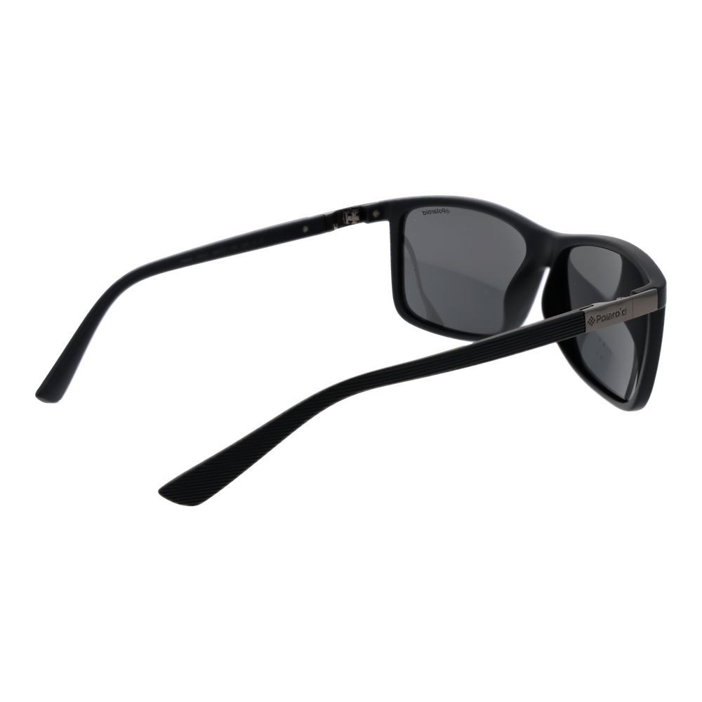 Polaroid Black Plastic Sunglasses - Image 3