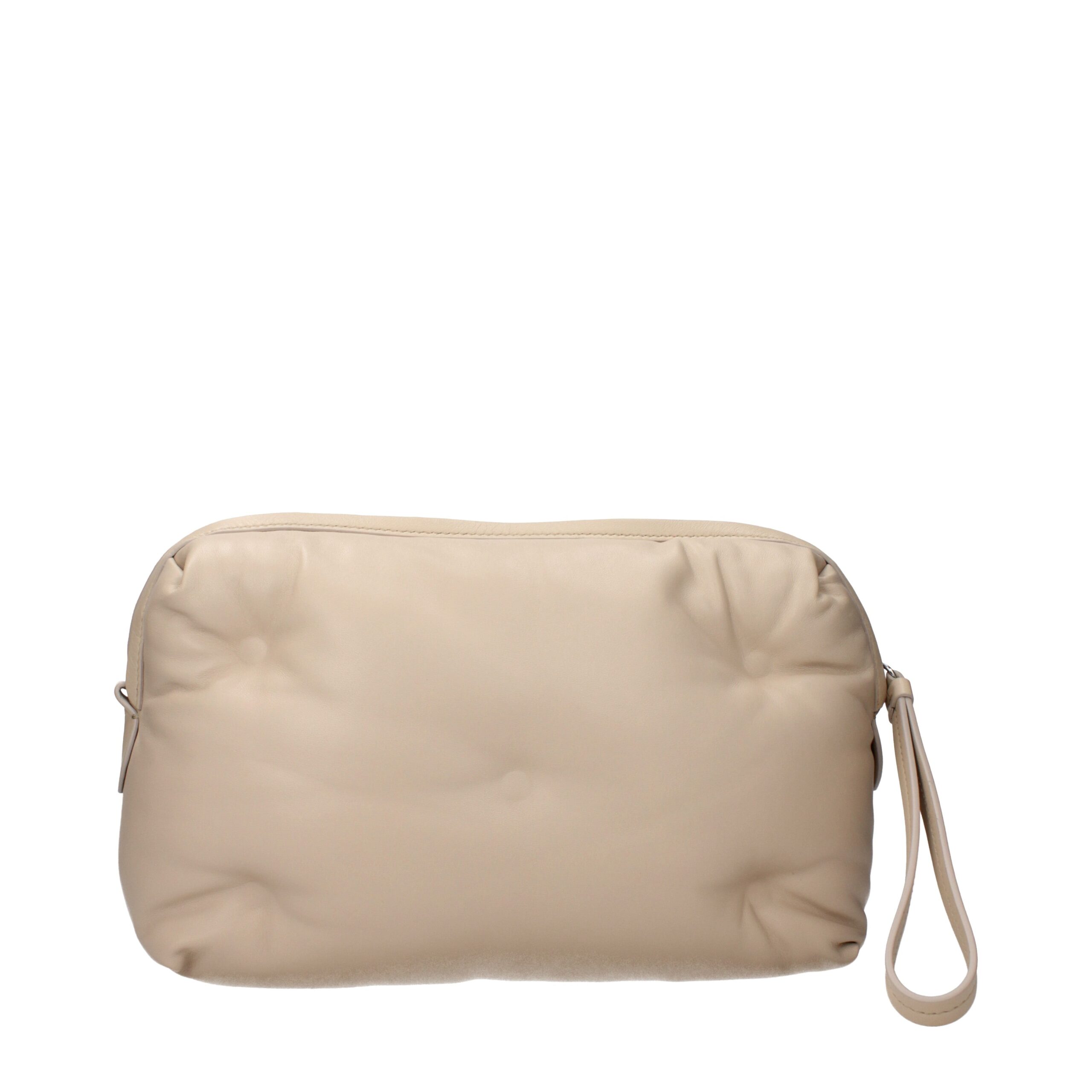 Maison Margiela Beige Leather Clutch Bag - Image 3