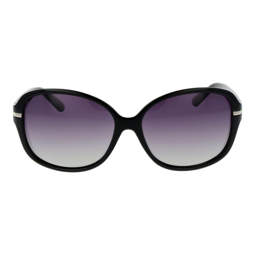 Polaroid Black Plastic Sunglasses - Image 2