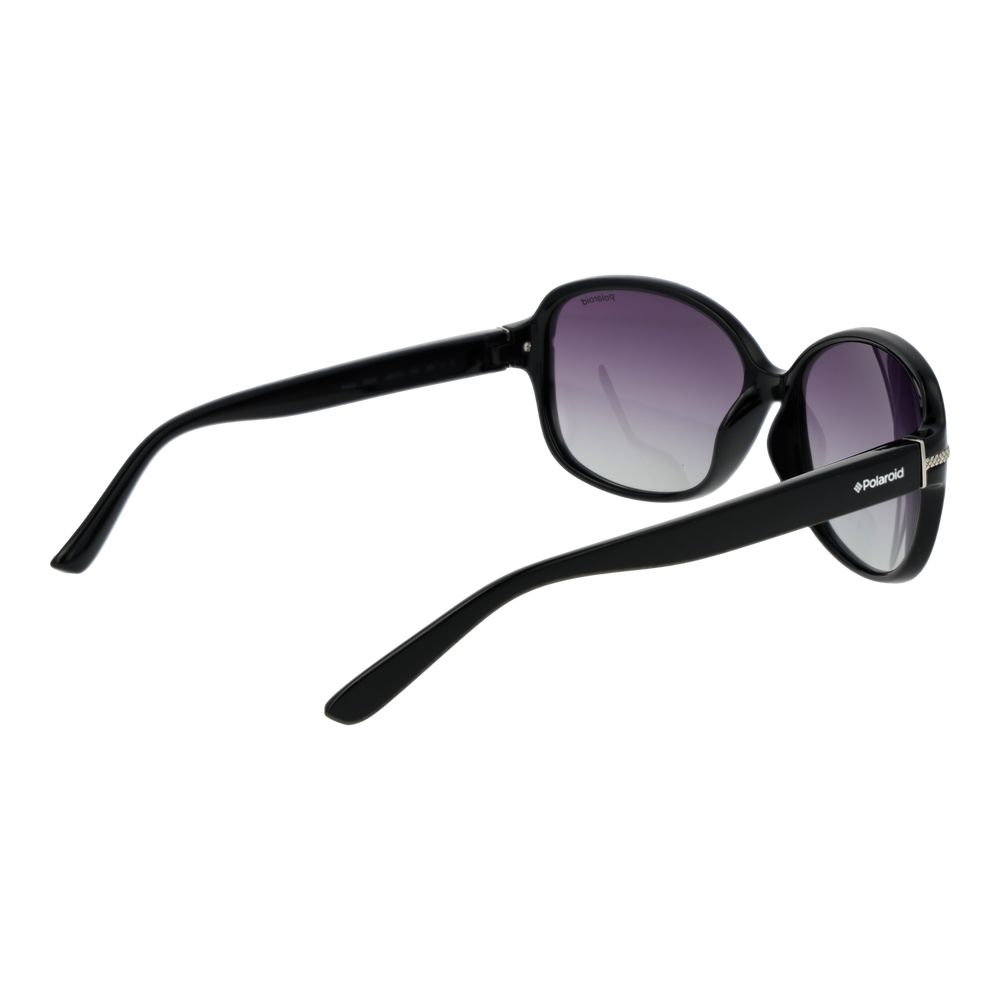 Polaroid Black Plastic Sunglasses - Image 3
