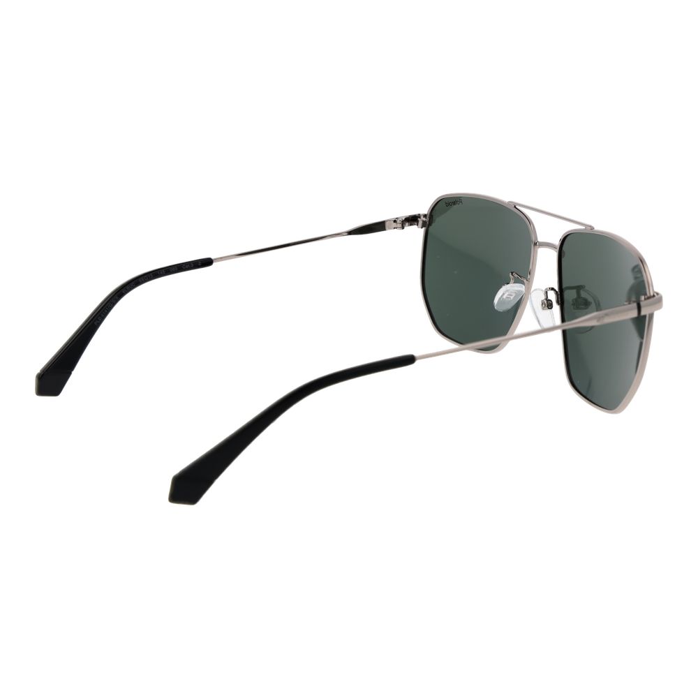 Polaroid Silver Metal Sunglasses - Image 3