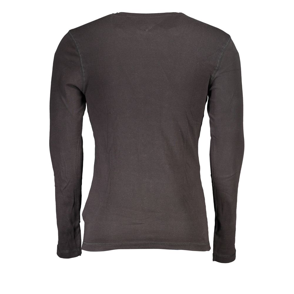 Tommy Hilfiger Black Cotton Men's T-Shirt - Image 2
