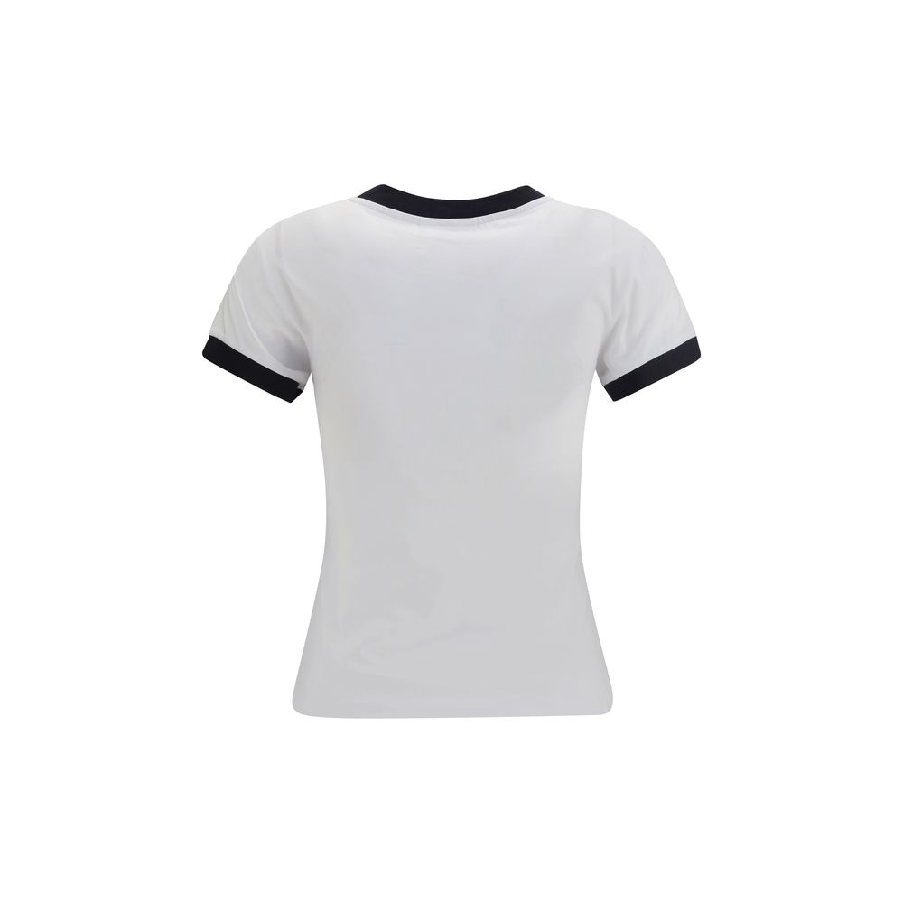 Ganni White Cotton T-Shirt - Image 2