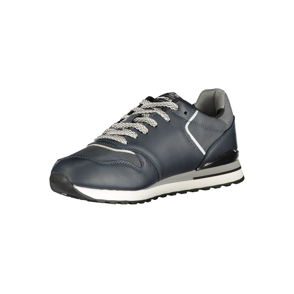 Gas Blue Polyurethane Men Sneaker - Image 3
