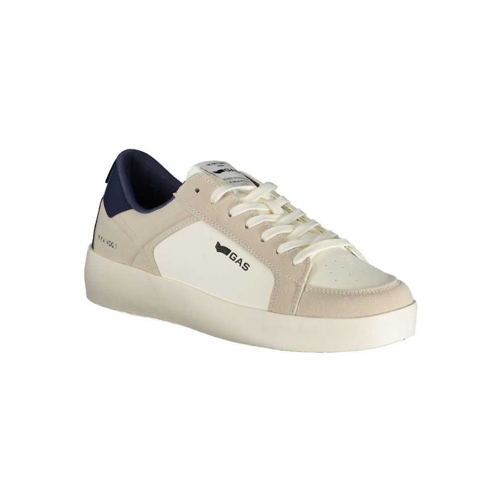 Gas White Polyurethane Mens Sneaker - Image 2