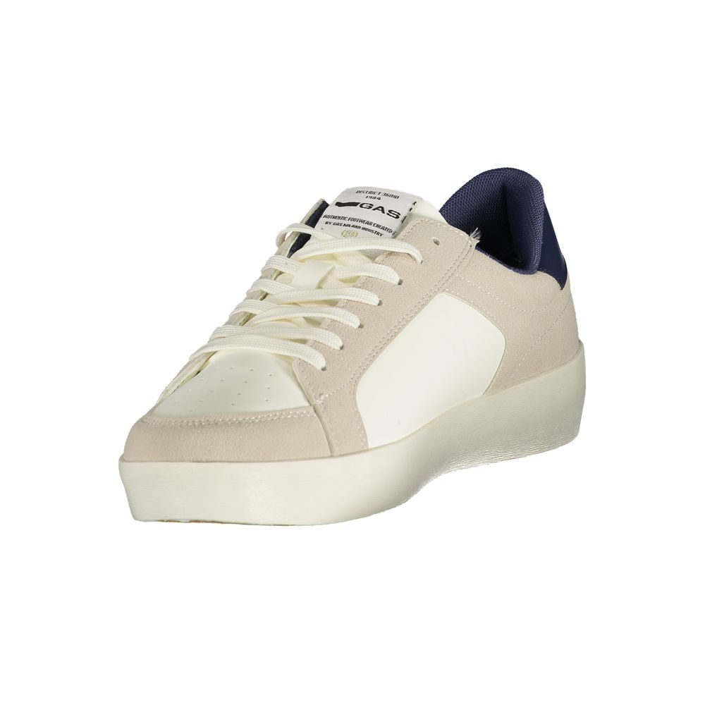 Gas White Polyurethane Mens Sneaker - Image 3