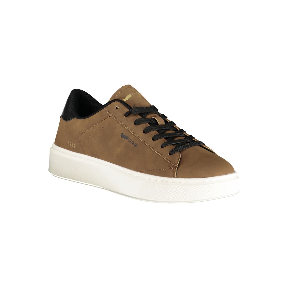 Gas Marrone Polyurethane Men Sneaker - Image 2