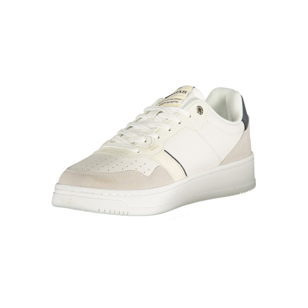 Gas White Polyester Men's Sneaker - Image 3