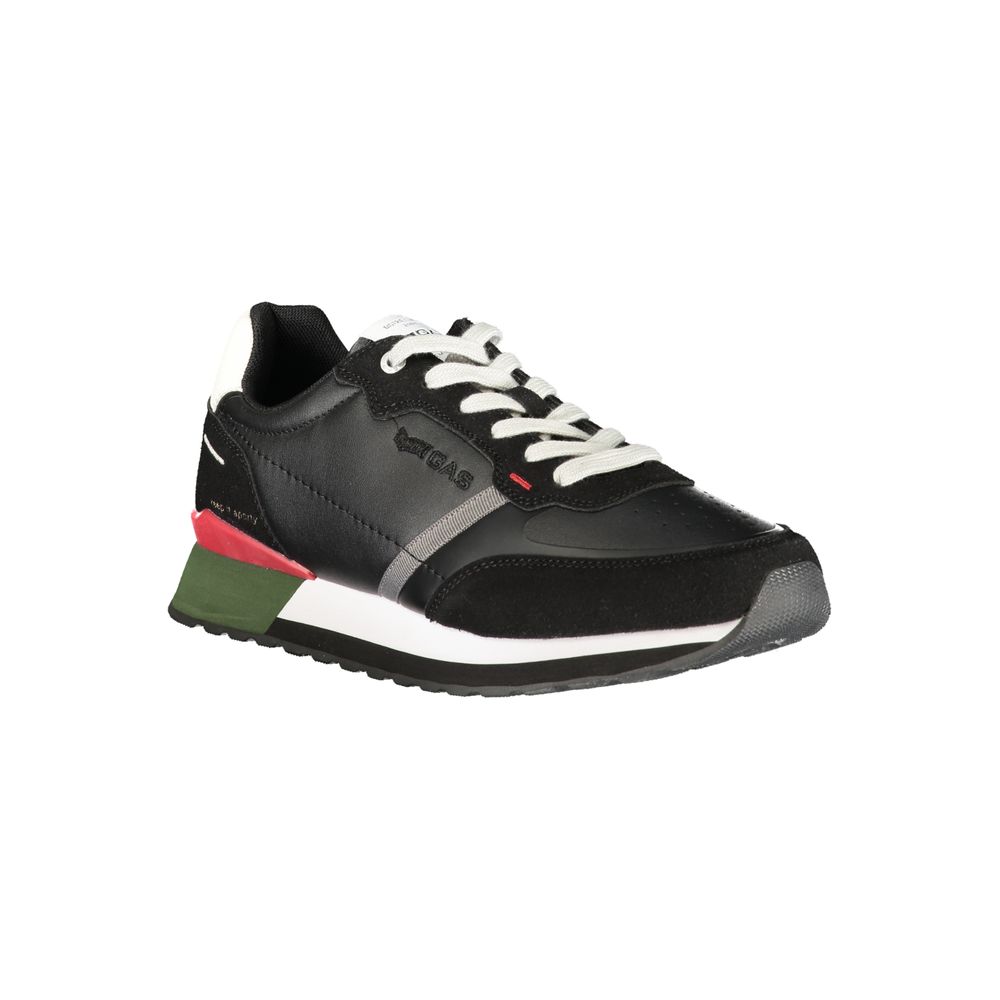 Gas Black Polyester Men's Sneaker - Image 2