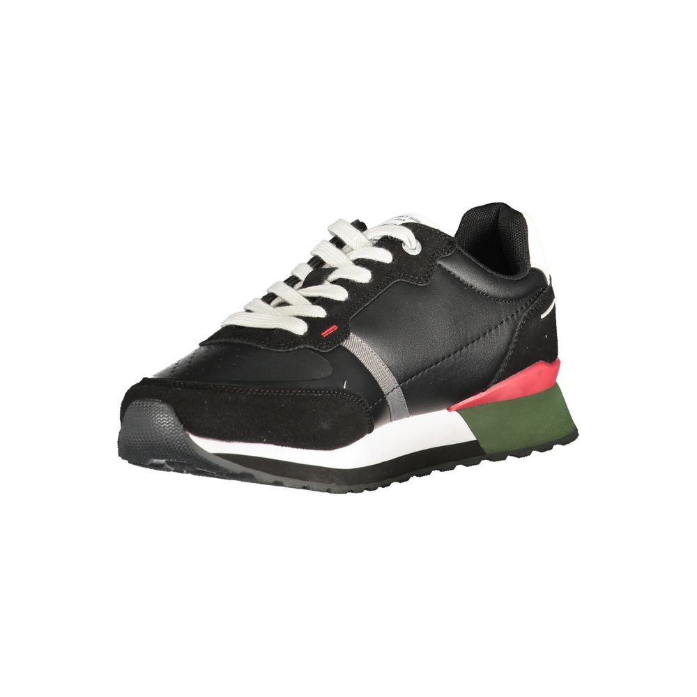 Gas Black Polyester Men's Sneaker - Image 3