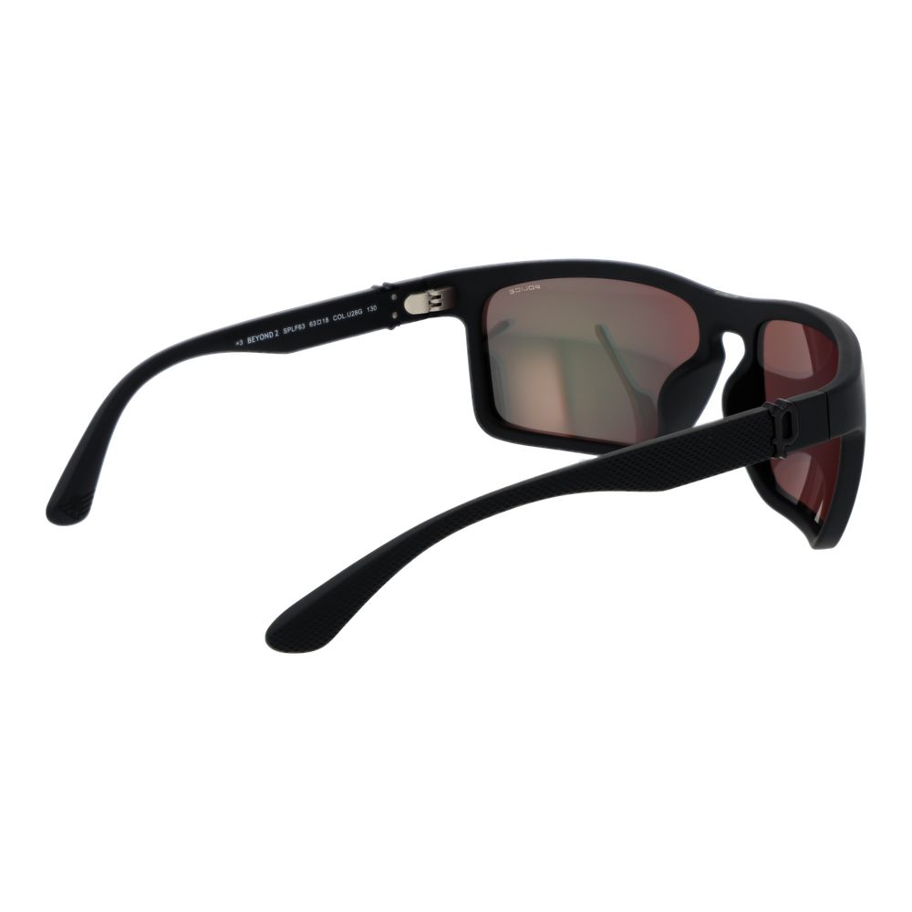 Police Black Plastic Sunglasses - Image 3